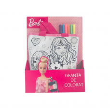 Geanta de colorat Barbie